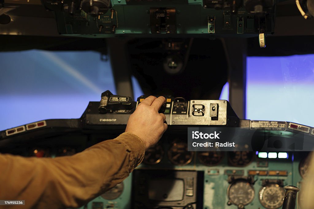 Vol Ingénieur interrupteurs à bâtonnets - Photo de Avion libre de droits