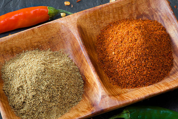 istock Spices in a wooden dish 176955699
