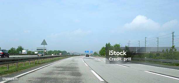 Highway Scenery At Summer Time Stock Photo - Download Image Now - Autobahn, Car, Crash Barrier
