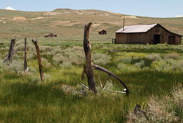istock Buildings and Fence at Bodie 176956121