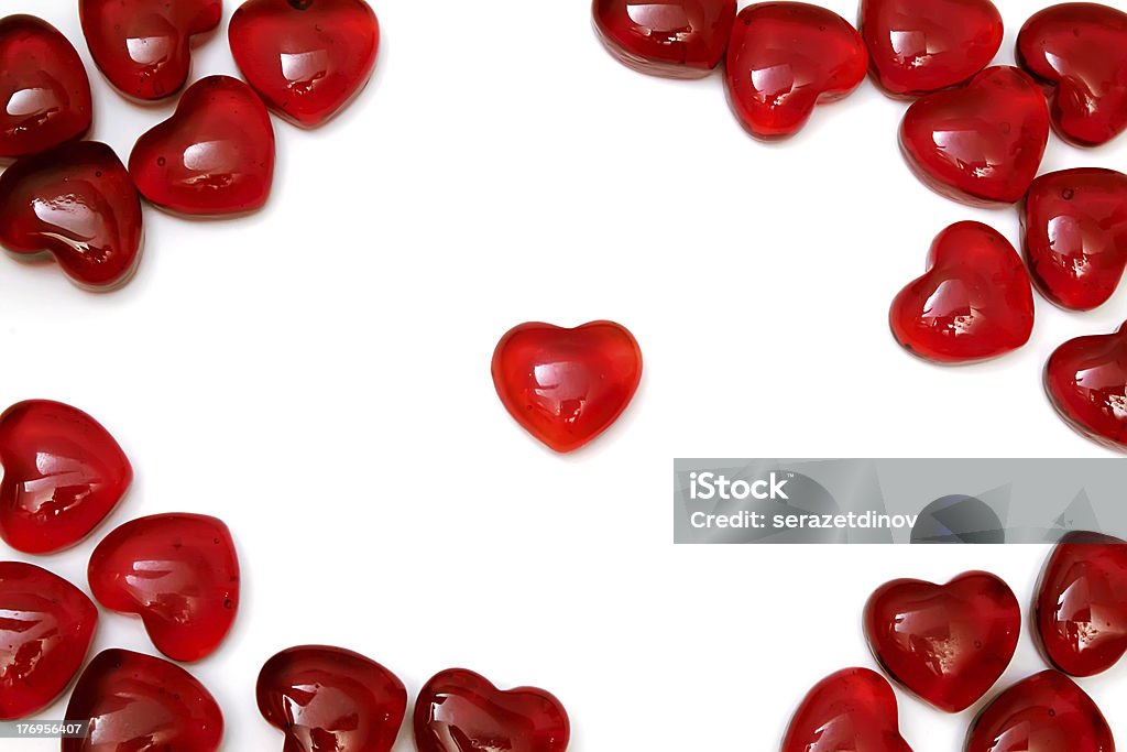 Яркие красные hearts - Стоковые фото Абстрактный роялти-фри