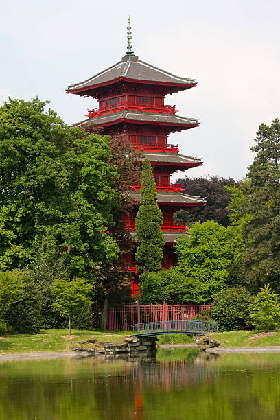 istock Japanese pagoda in Brussels 176956538