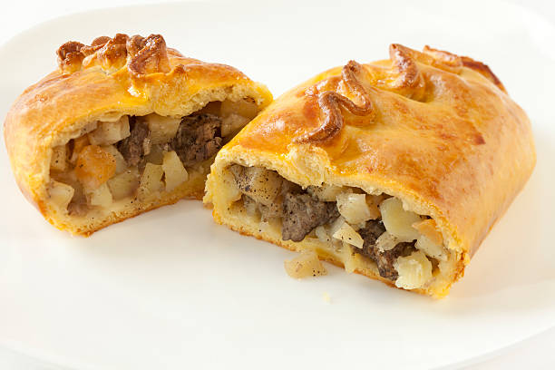 istock Cornish Pasty Cut in Halves 176956807