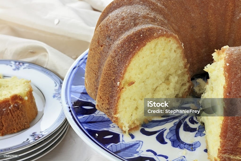 Lemon Bundt Cake Lemon bundt cake with shallow depth of field. Lemon Cake Stock Photo