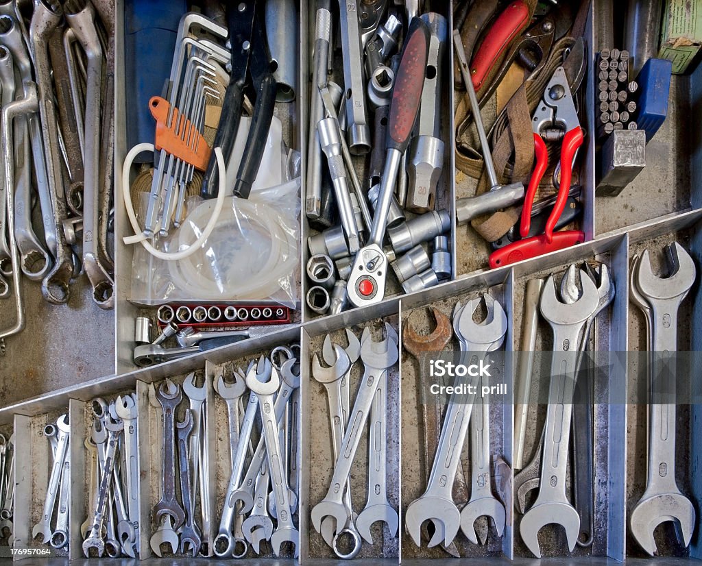 Verschiedene hand tools - Lizenzfrei Ausrüstung und Geräte Stock-Foto