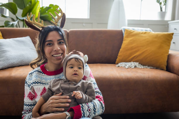 istock Family for Christmas at home 1769574080