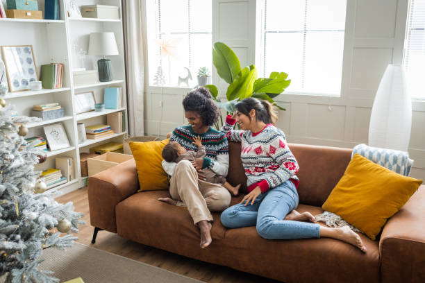 istock Family for Christmas at home 1769583541