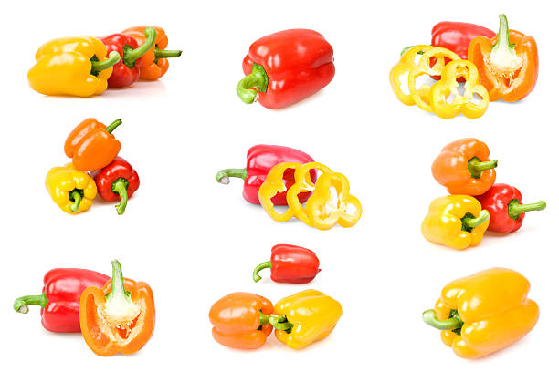 istock Red, yellow and orange bell peppers 176959215
