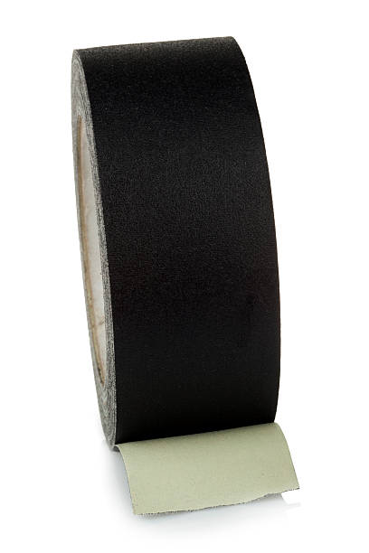 isolierte gaffer band - duct tape adhesive tape clipping path adhesive bandage stock-fotos und bilder