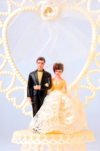 istock Cake top bride and groom 176959358
