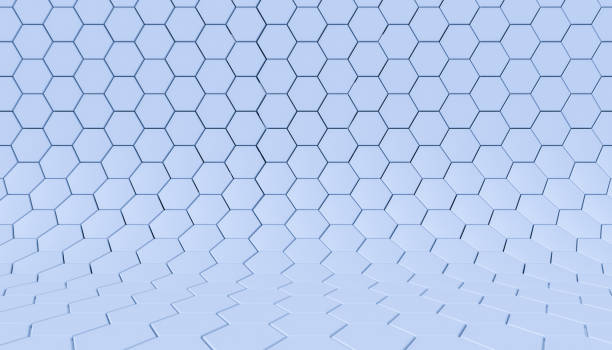 istock Abstract background of white hexagon. tech concept wallpaper. 1769597816