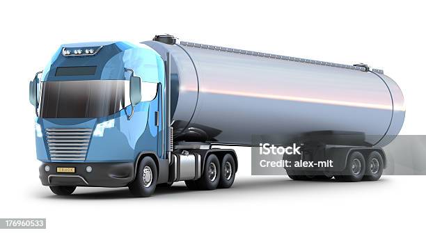 트럭 배달차 흰색 유조 트럭에 대한 스톡 사진 및 기타 이미지 - 유조 트럭, 트럭, 0명