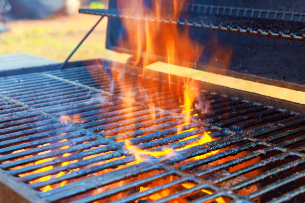 istock Brazier a firewood is burning in barbecue for grilling meat 1769614021
