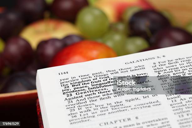 Fruit Of The Spirit Stock Photo - Download Image Now - Fruit, Bible, Book