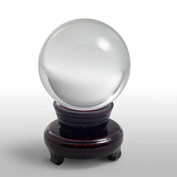 istock crystal ball on stand in light back 176961557