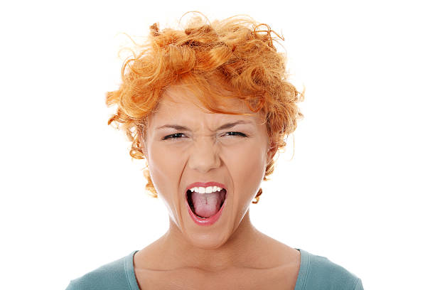 istock Angry woman screaming 176961599