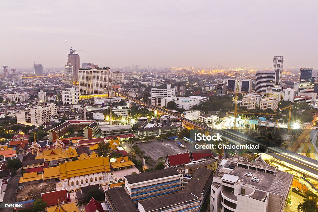 Panorámica a Bangkok - Foto de stock de Aire libre libre de derechos