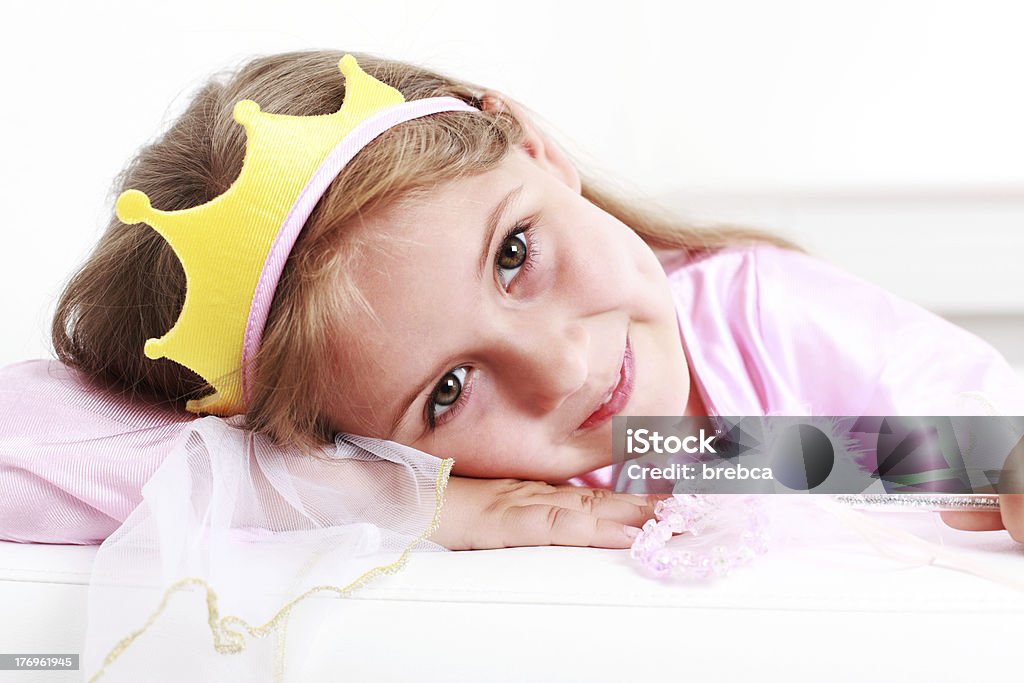 Little princess Beautiful small girl dressed as princess Beautiful People Stock Photo