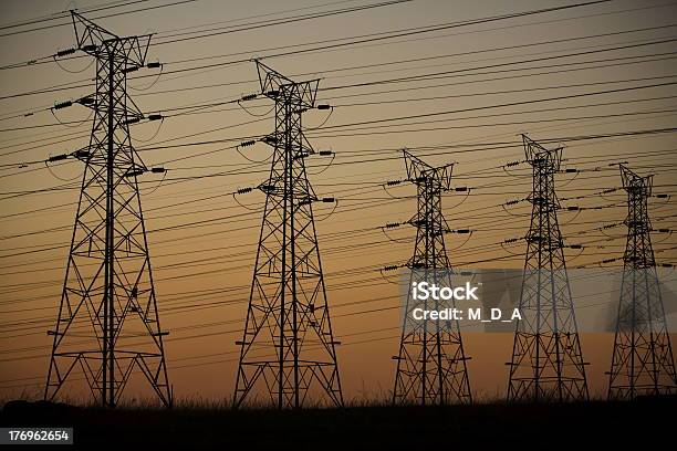 Electricity Stock Photo - Download Image Now - Beauty In Nature, Built Structure, Cable