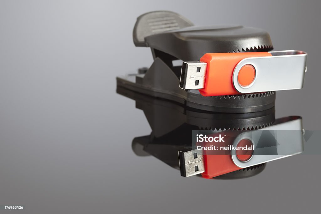 USB de segurança - Foto de stock de Alto contraste royalty-free