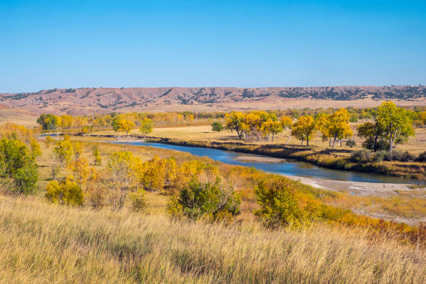 istock Fall colors along the Cheyenne River in South Dakota 1769638114