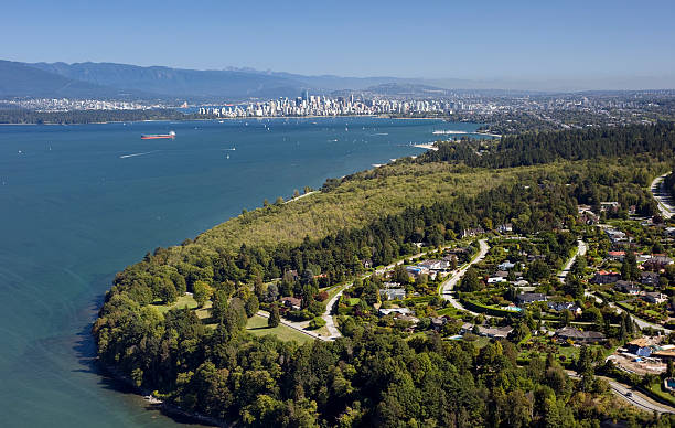 istock Aerial Vancouver - University Hill residential area, Point Grey 176965455