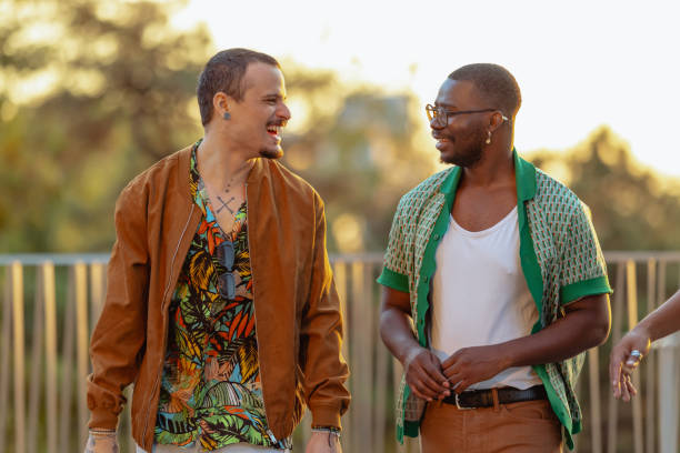 istock Diverse cheerful  friends in the city 1769654704