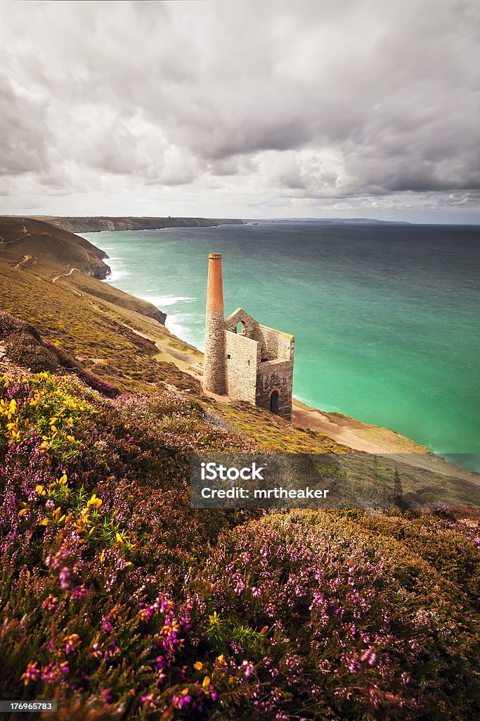 Mine News "Here is a Cornish Tin Mine that has been photographed countless times! None the less, itaas a lovely spot looking down on the amazing turquoise sea!" Cornwall - England Stock Photo