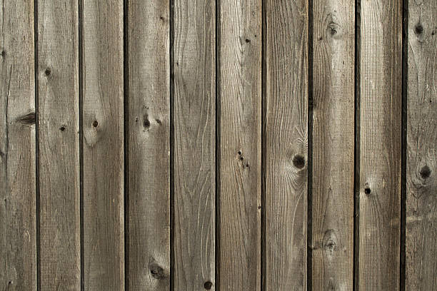 Old Wood Fence stock photo