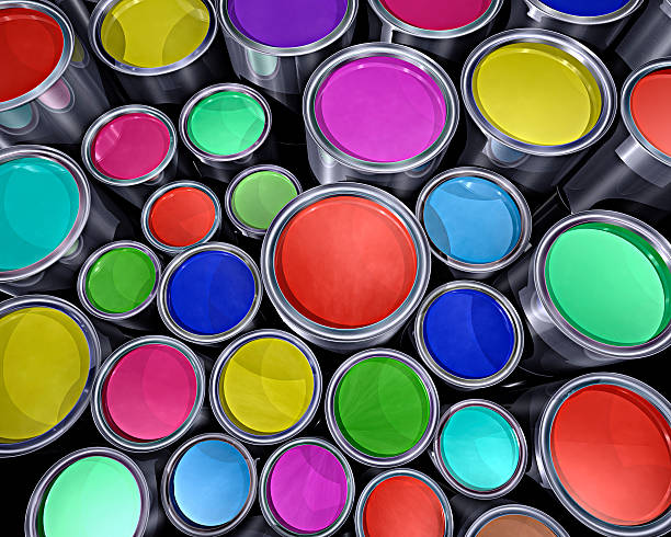 istock assortment of colorful paint cans 176966722