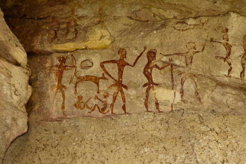 Arqueológico de la zona histórica de pintura clift humanos photo