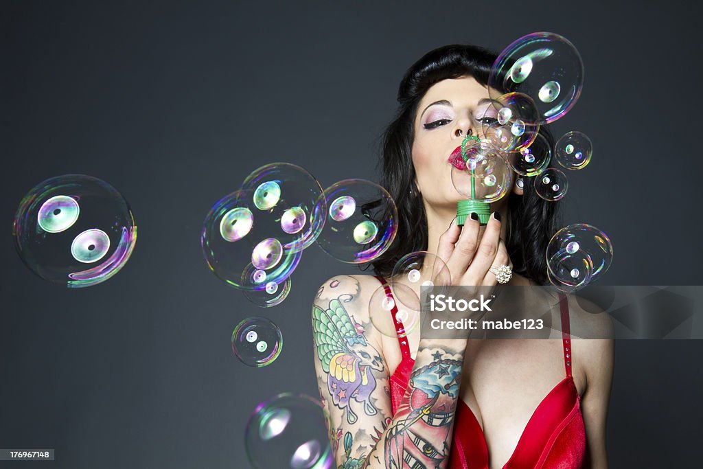 bubble Tattoo Stock Photo