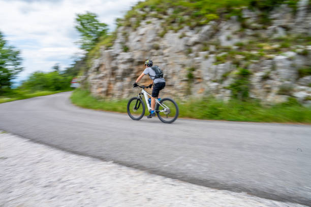 istock Man riding electric mountain bike 1769708410