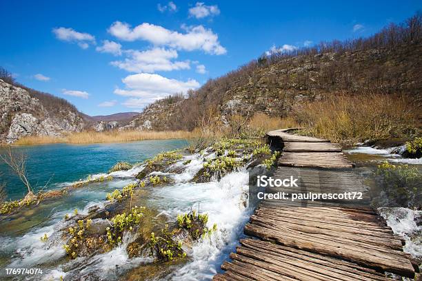 Plitvice Pathway Stock Photo - Download Image Now - Lake, National Park, Croatia