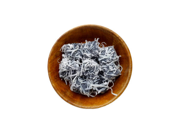 istock Black coconut sweet pudding. Thai Desserts. 1769749806