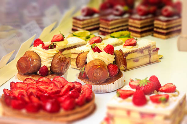 istock Pastiries at food display 176976105