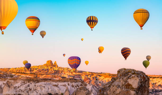 istock Hot air balloons in Cappadocia, Turkey 1769769282