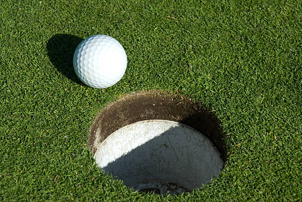 istock Golf ball on the green 176977204