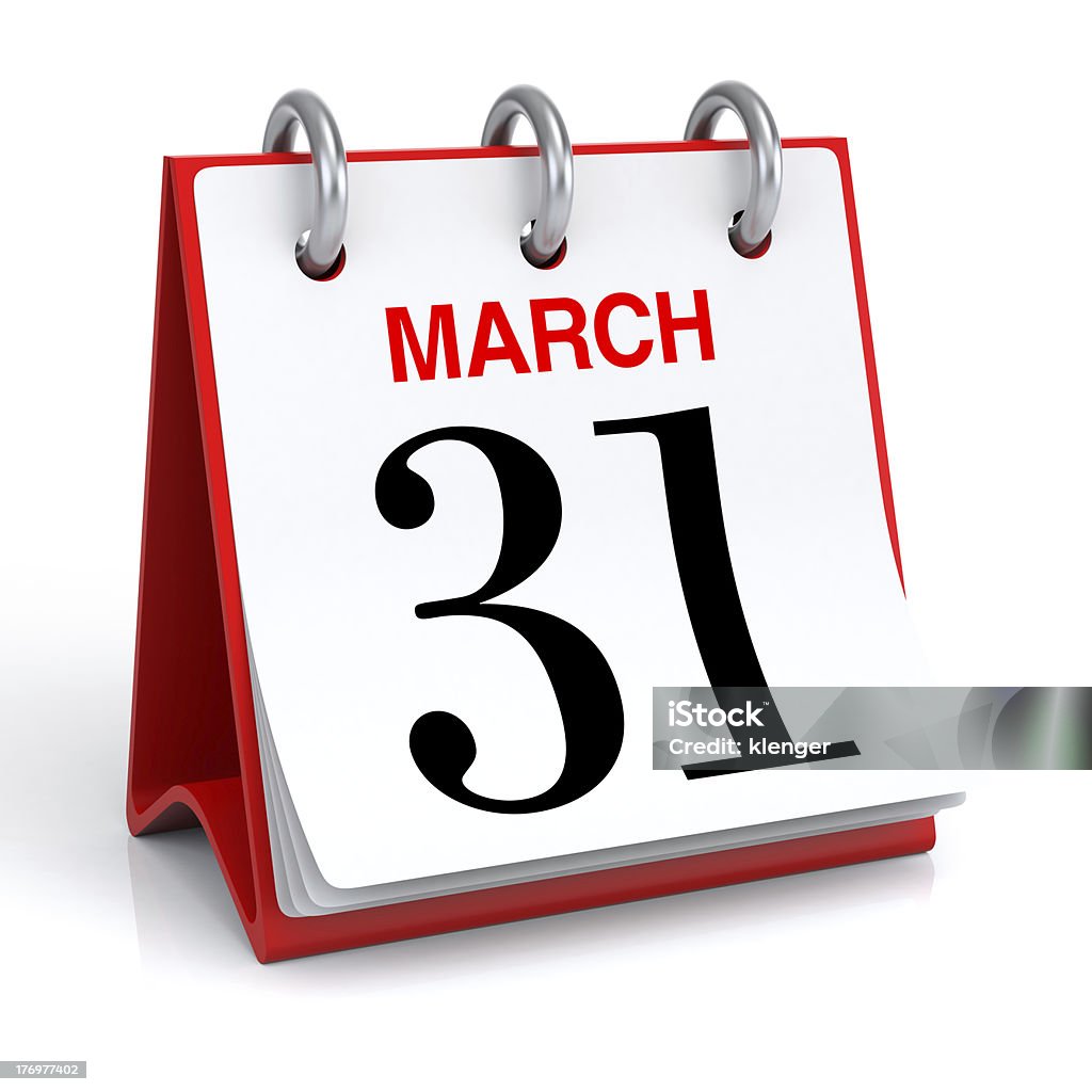 Marzo calendario - Foto stock royalty-free di Marzo