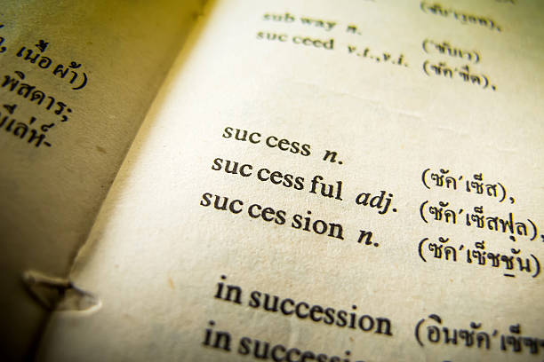 istock Success word in the old book 176978367