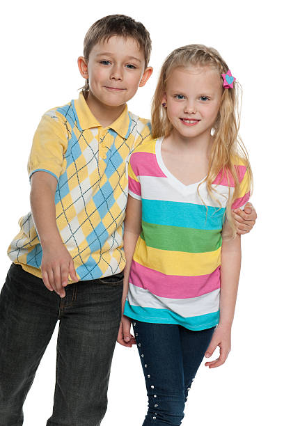istock Happy boy and a girl 176978979
