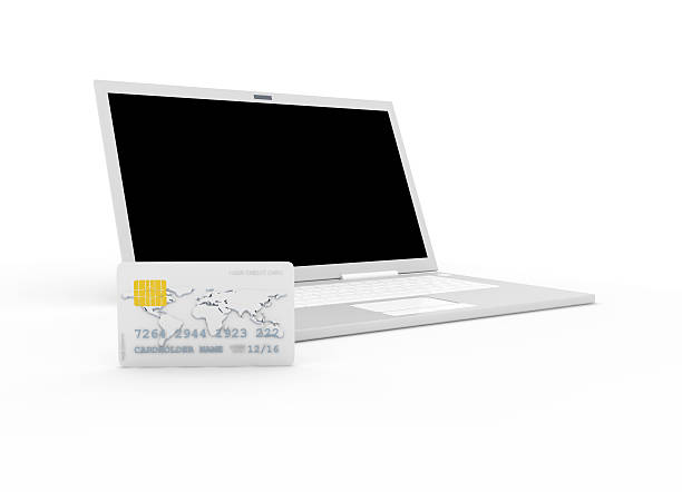 istock Credit card and Laptop 176979198