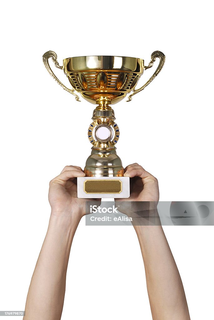 Troféu de ouro - Foto de stock de Troféu royalty-free