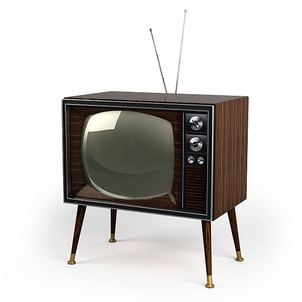 istock Wood Veneer Vintage TV 176979969