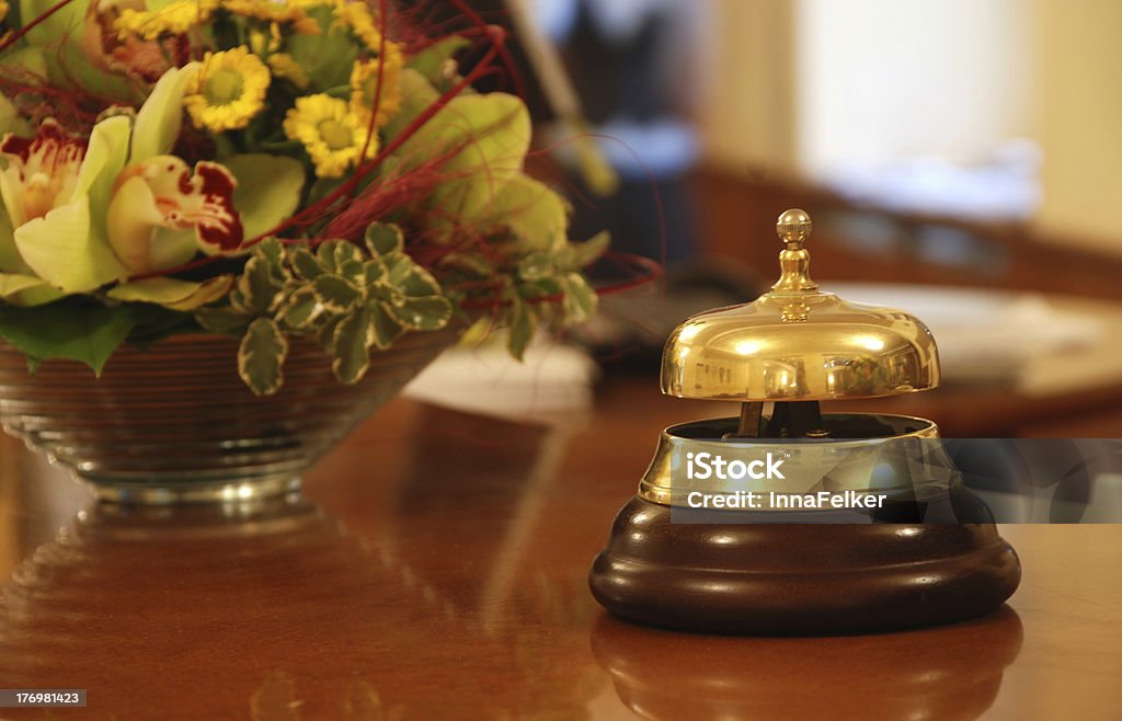 bell de la recepción del Hotel - Foto de stock de Belleza libre de derechos