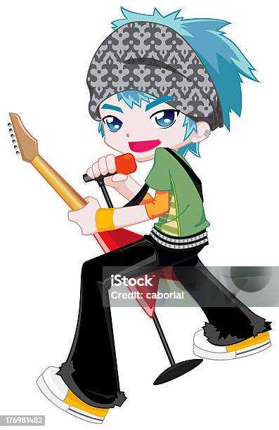 Guitar Boy Stock Illustration - Download Image Now - Cartoon, Characters,  Digitally Generated Image - iStock