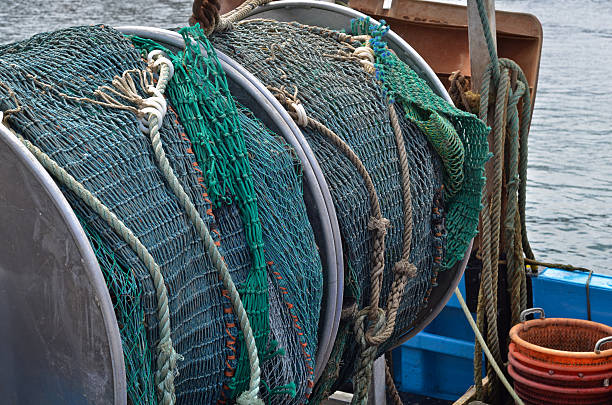 istock Industrial sea fishing nets 176981774