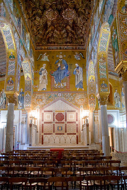 istock wall painting in Palatine Chapel, Palermo 176981872