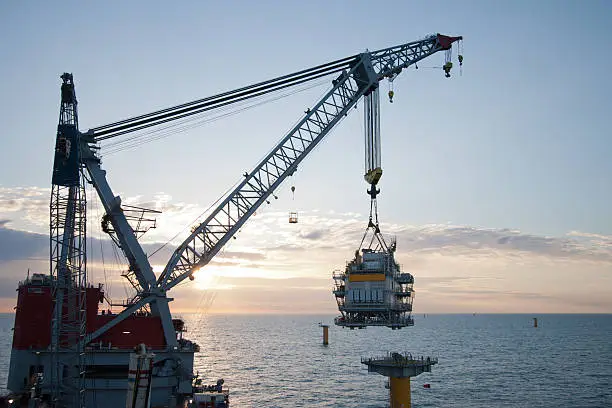 Photo of Windfarm construction