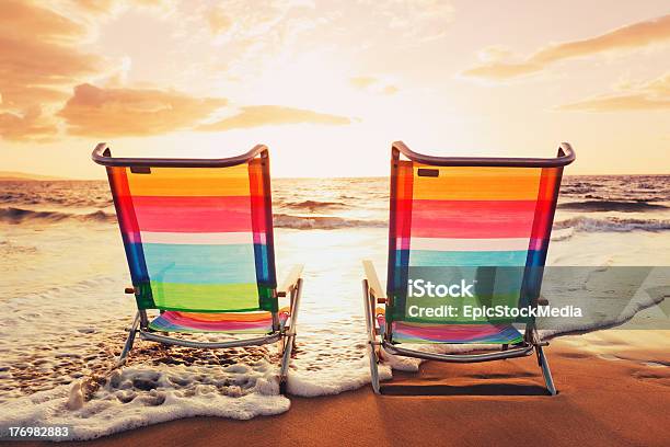 Hawaiian Vacation Sunset Concept Stock Photo - Download Image Now - Beach, Coastline, Horizontal